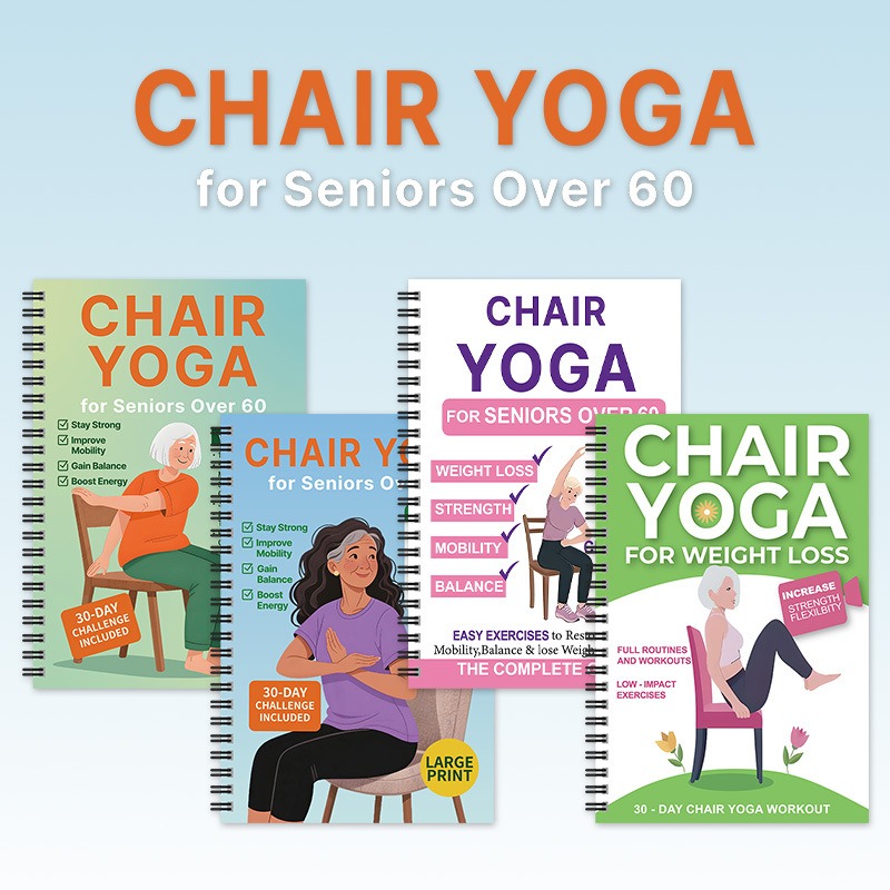Yoga Fitness Journal - Buku Catatan Yoga untuk Lansia, Buku