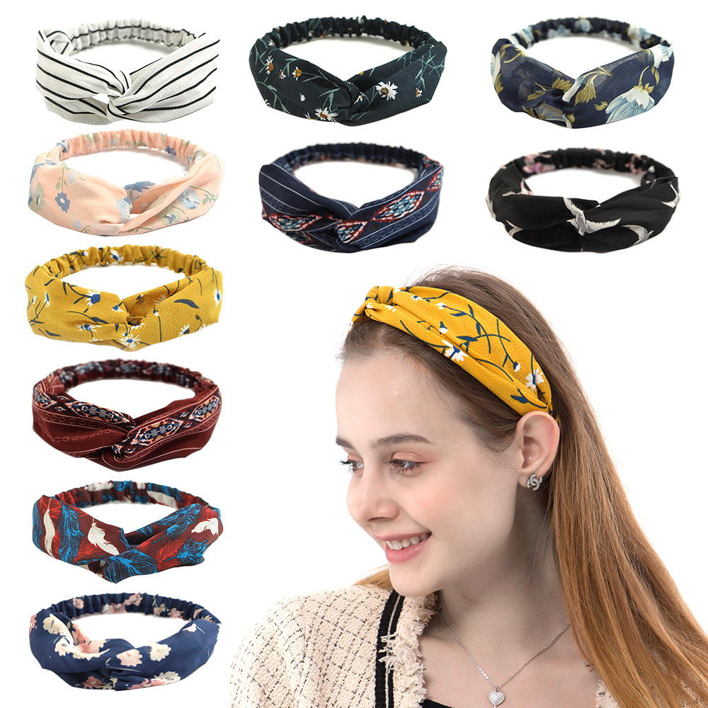 Stretch Strap Yoga - Ikat Rambut Gaya Bohemian Modis Ikat