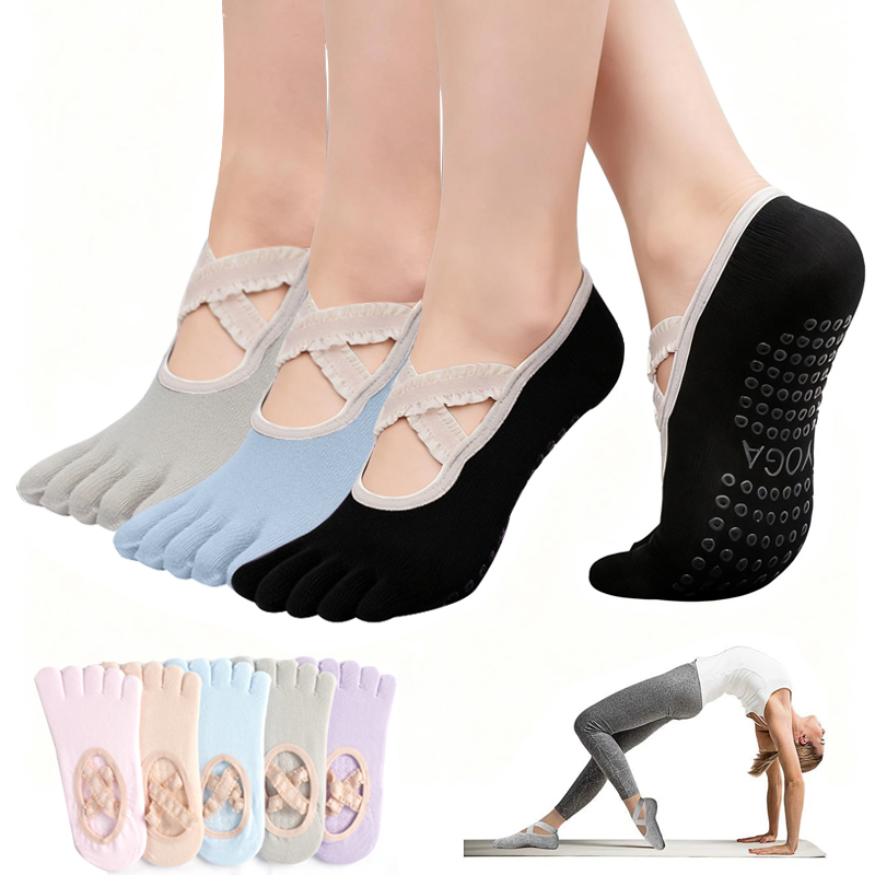 Yoga Fitness Studio - Kaus Kaki Pilates Anti Selip Wanita