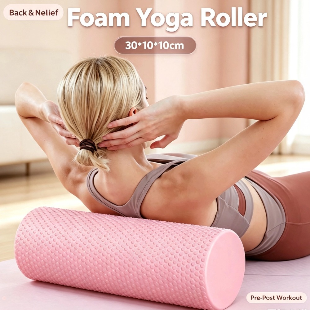 Yoga Fitness Wheel - Roller Yoga Busa EVA 30cm, Silinder
