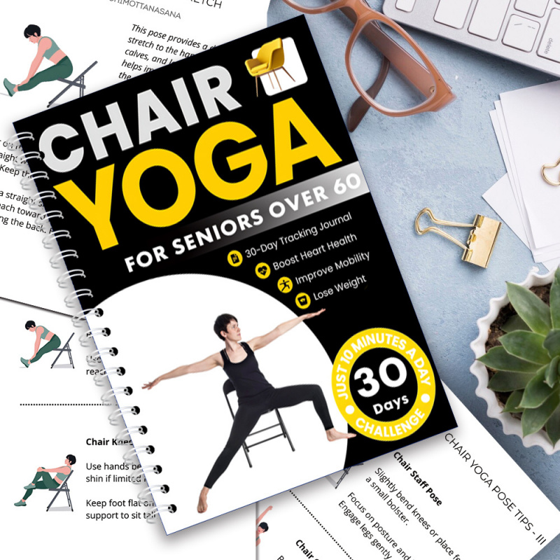 Yoga Fitness Journal - Panduan Kebugaran Yoga di Kursi Selama