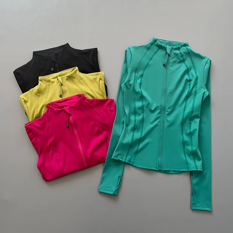 Yoga Fitness Jacket - Jaket Olahraga Wanita Lengan Panjang Resleting