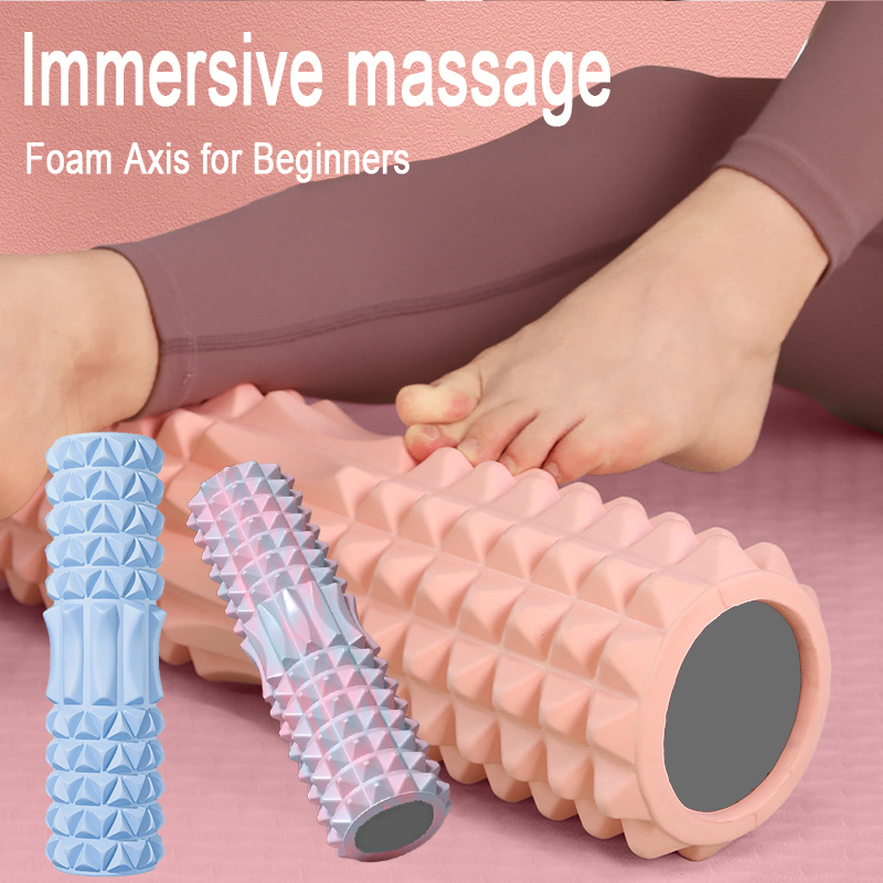 Yoga Fitness Wheel - Roller EVA Busa Padat untuk Pijat