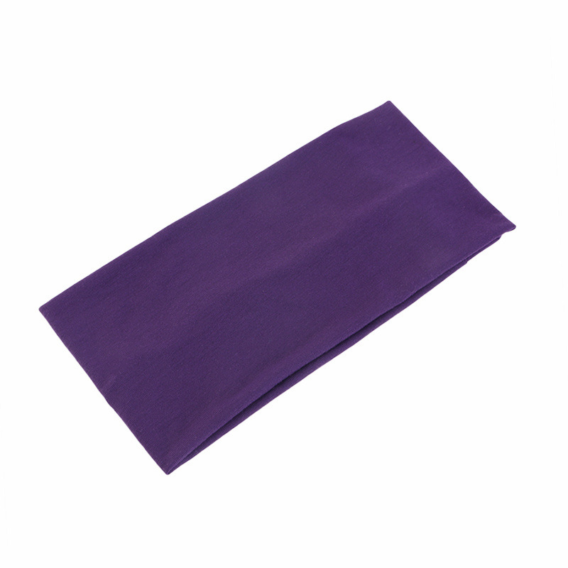 Stretch Strap Yoga - Ikat Kepala Uniseks Warna Polos Pita