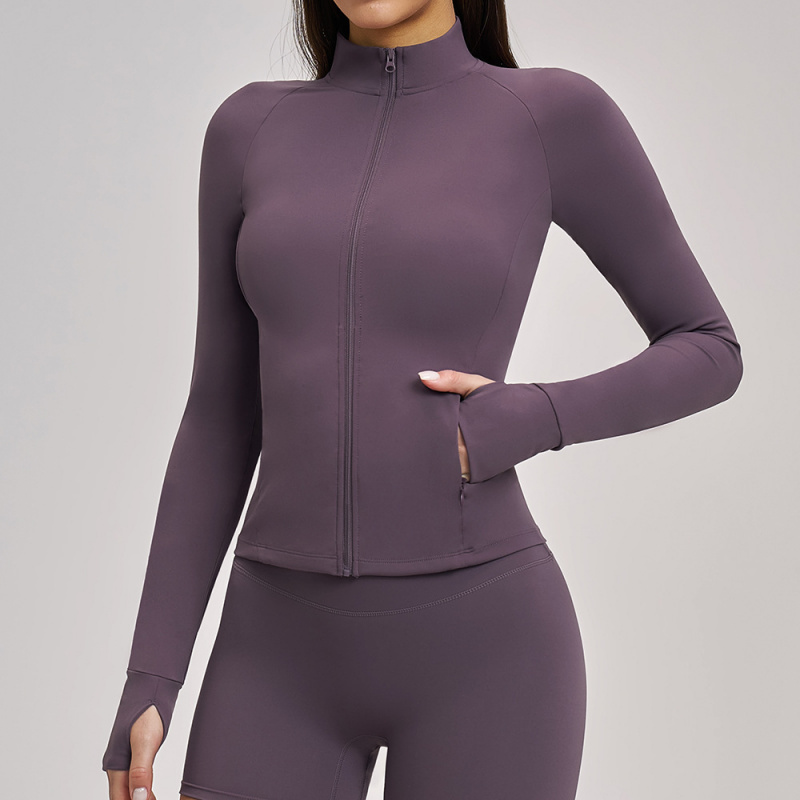 Yoga Fitness Jacket - Pakaian Yoga Musim Semi untuk Wanita