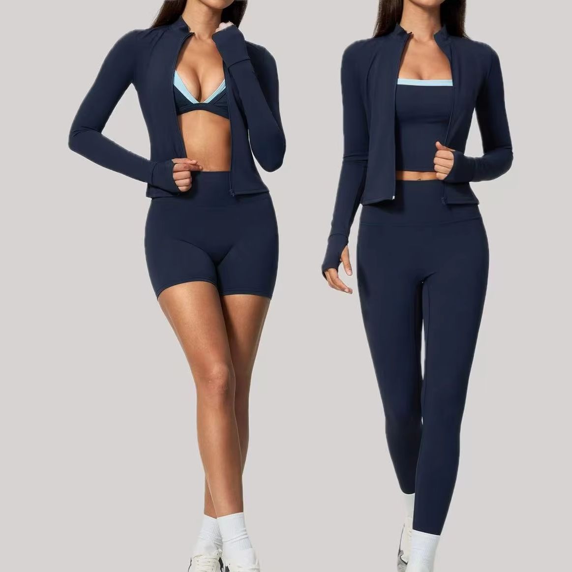 3PCS Setelan Yoga Wanita, Baju - Yoga Fitness Jacket ulasan dan harga