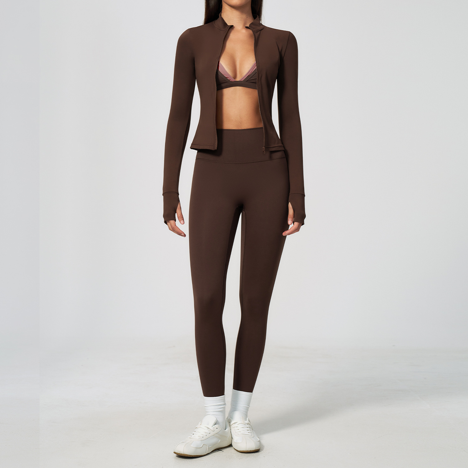 3PCS Setelan Yoga Wanita, Baju - Yoga Fitness Jacket ulasan dan harga