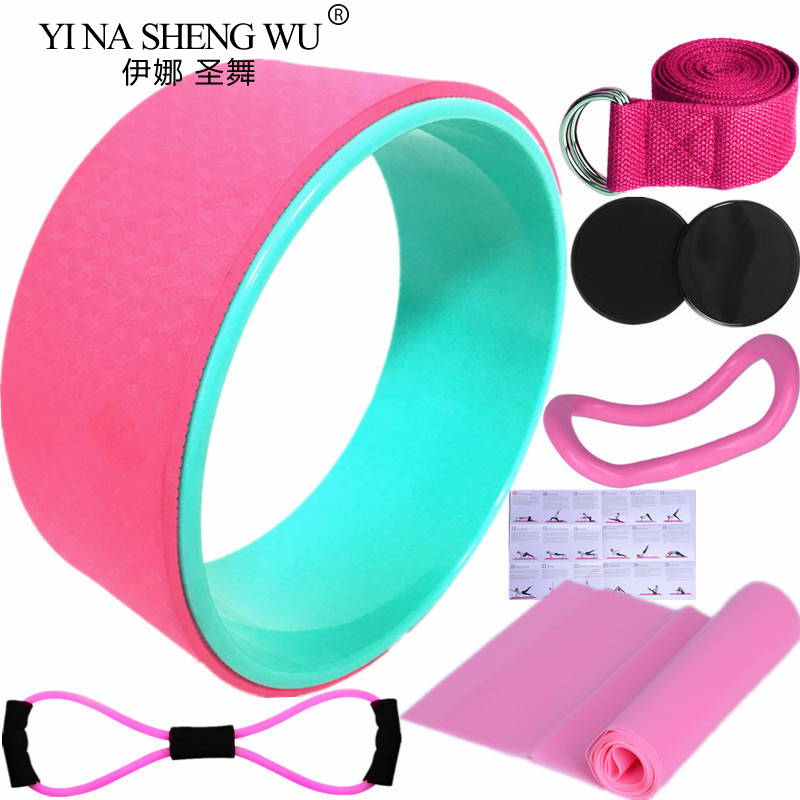 7 Buah Roda Yoga Aksesori Pila - Yoga Fitness Wheel ulasan dan harga