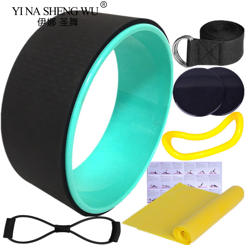 7 Buah Roda Yoga Aksesori Pila - Yoga Fitness Wheel ulasan dan harga