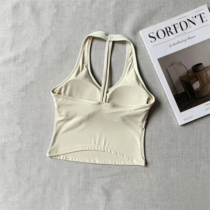 Tank Top Yoga V-Neck Halter T- - Yoga Fitness Studio ulasan dan harga