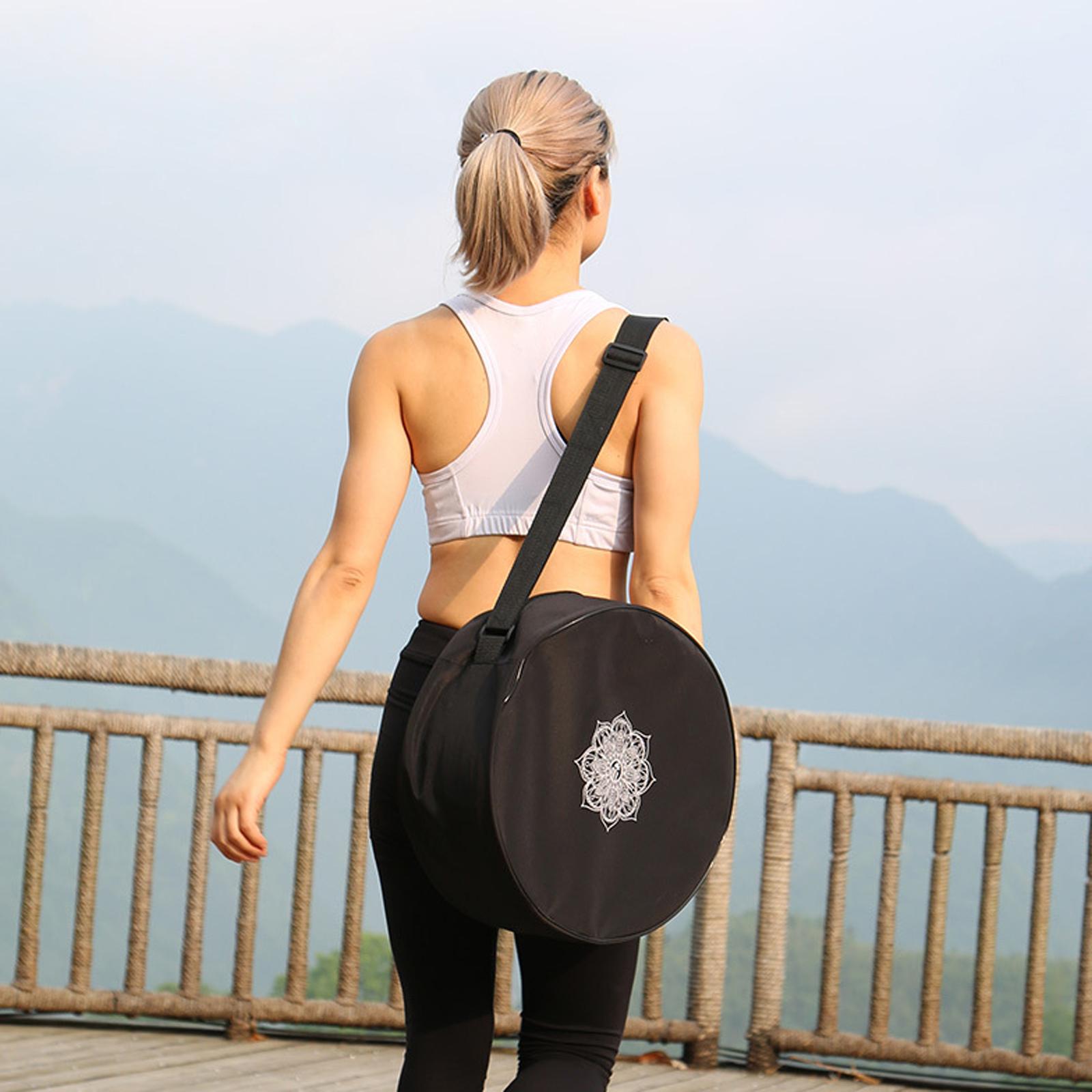 Tas roda Yoga nilon hitam bung - Yoga Fitness Wheel ulasan dan harga