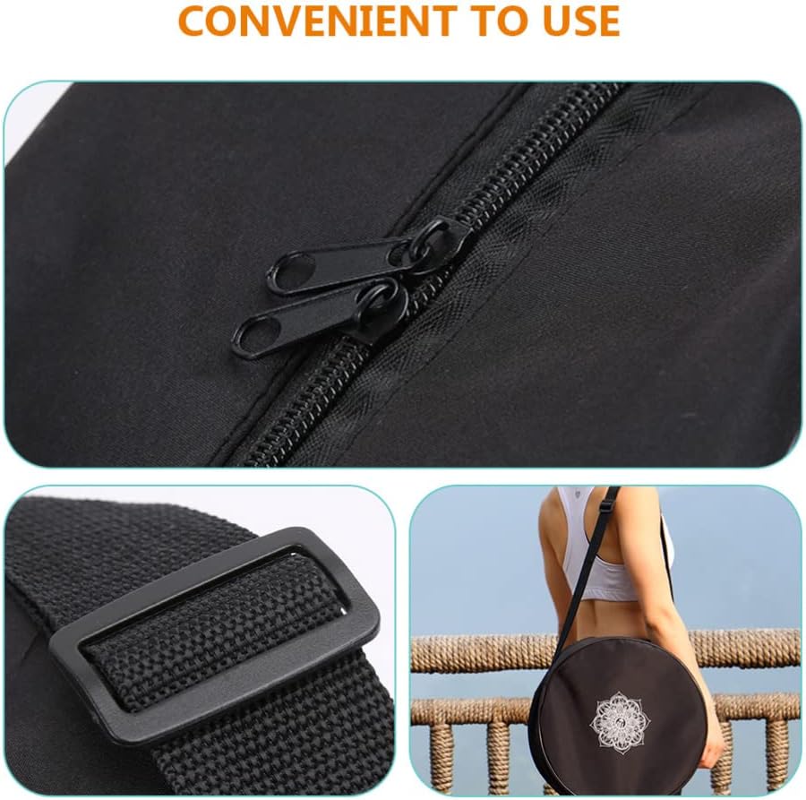 Tas roda Yoga nilon hitam bung - Yoga Fitness Wheel ulasan dan harga