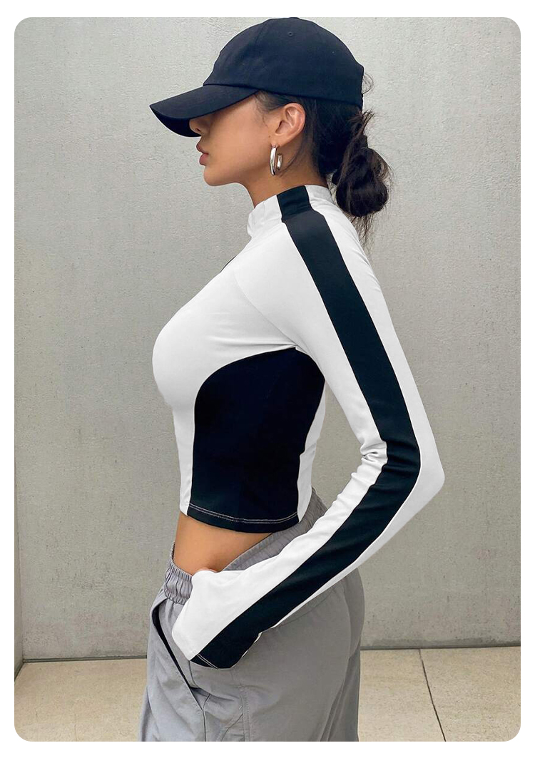 Jaket Yoga Kerah Tinggi untuk  - Yoga Fitness Jacket ulasan dan harga