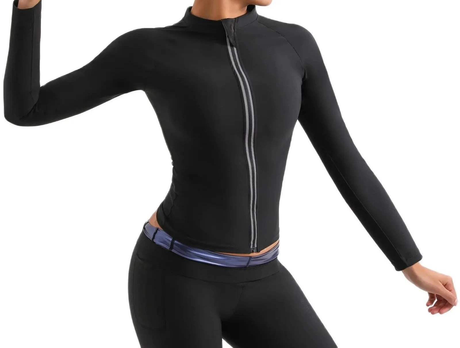 Pakaian olahraga untuk berolah - Yoga Fitness Jacket ulasan dan harga