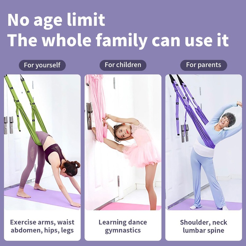 Set Hammock Yoga Udara yang Da - Stretch Strap Yoga ulasan dan harga