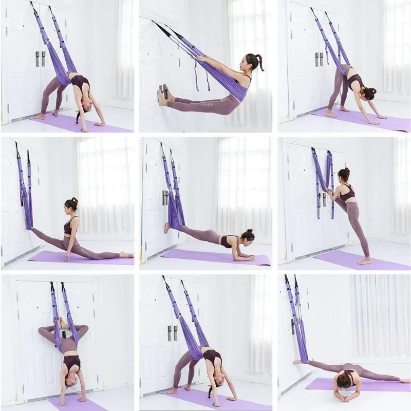 Set Hammock Yoga Udara yang Da - Stretch Strap Yoga ulasan dan harga