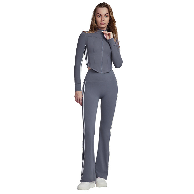 Setelan Olahraga Wanita Bergar - Yoga Fitness Jacket ulasan dan harga