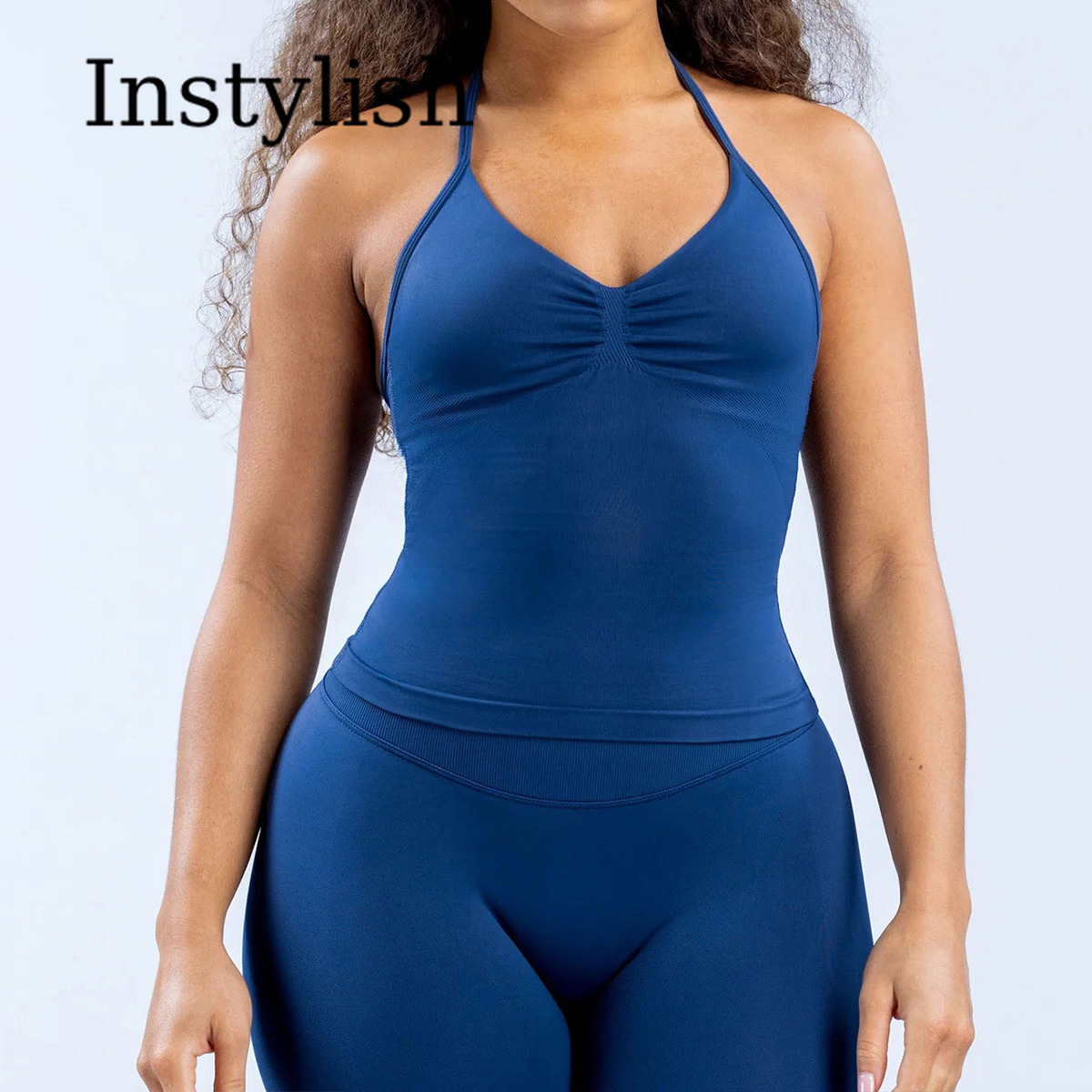 Set Yoga Wanita 2 Potong Tanpa - Fitness Yoga & Kickfit ulasan dan harga