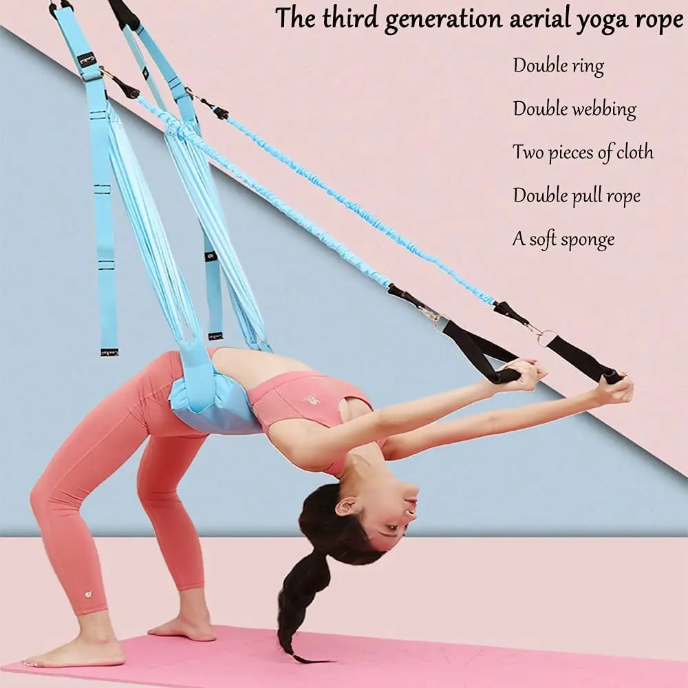 Tali Yoga Udara Dapat Disesuai - Stretch Strap Yoga ulasan dan harga